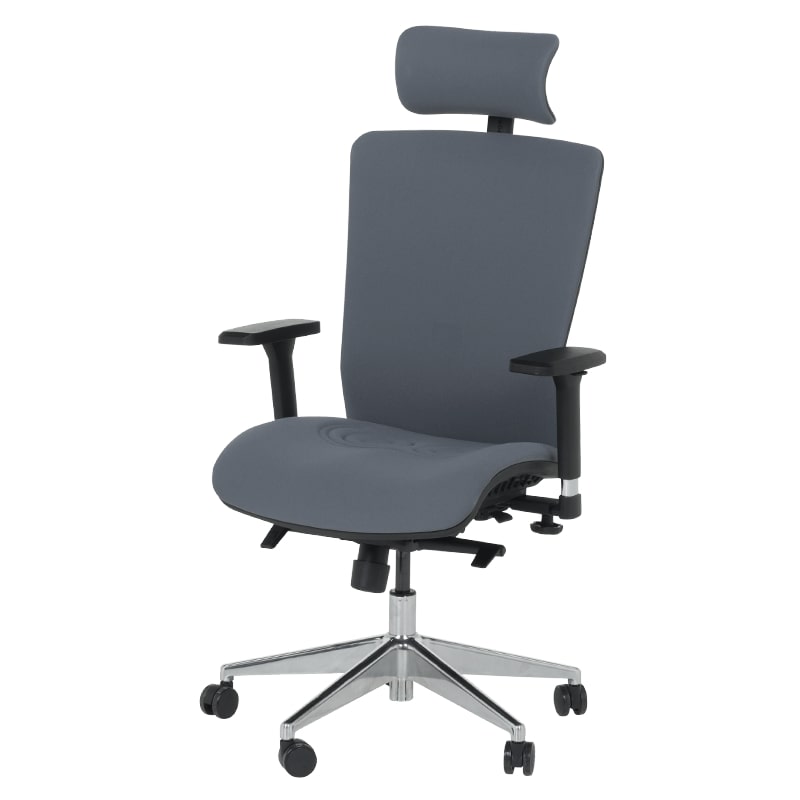 Ергономичен офис стол Carmen COTIA тъмносив